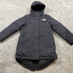 The North Face Girl's Lined Arctic Parka Snowboard Ski Winter Outdoors Black S